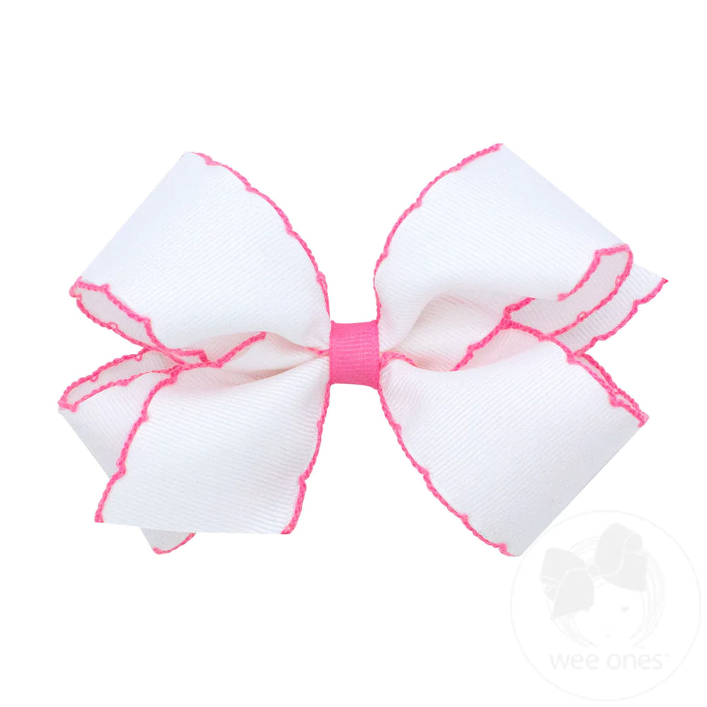 wee ones - Moonstitch Edge Bow (multiple options)