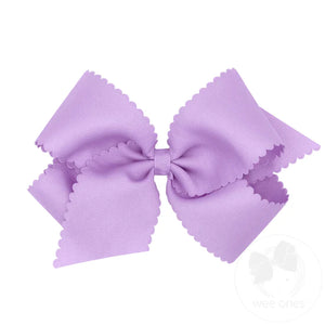 wee ones - Grosgrain Scalloped Edge Girls Hair Bow