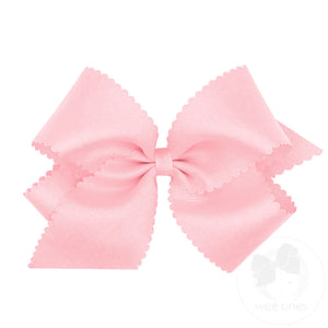 wee ones - Grosgrain Scalloped Edge Girls Hair Bow