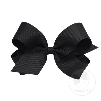 
            
                Load image into Gallery viewer, Wee Ones - Large Classic Grosgrain Hair Bow (Plain Wrap)
            
        