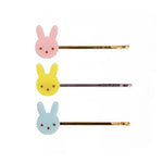 Lilies & Roses - Pastel Bunnies Bobby Pins