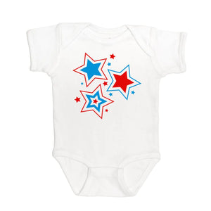 Sweet Wink - Patriotic Star S/S Bodysuit