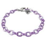 Charm It - Purple Chain Bracelet