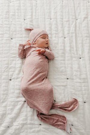 Copper Pearl - Newborn Knotted Gown - Maeve