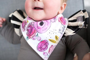 Copper Pearl Bib Set - Bloom