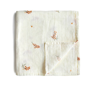 mushie - Organic Cotton Muslin Swaddle Blanket