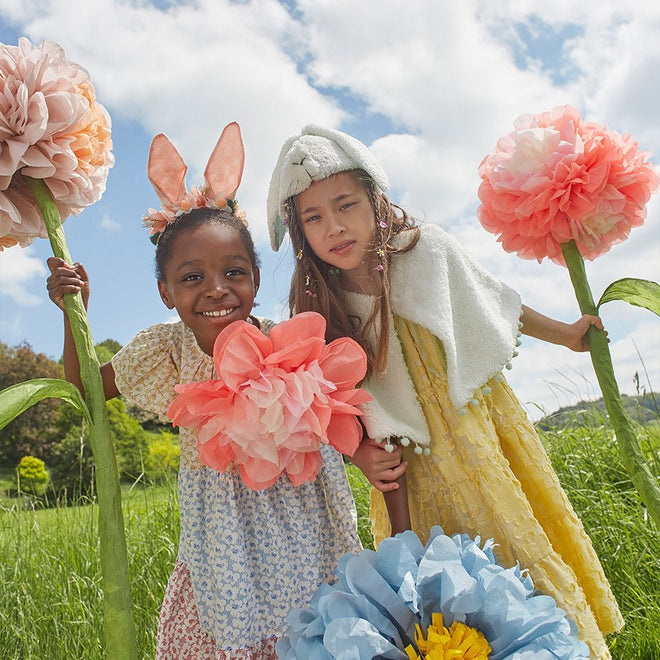 Meri Meri - Embellished Gingham Bunny Headband