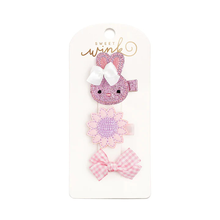 Sweet Wink - Bunny Clip Set