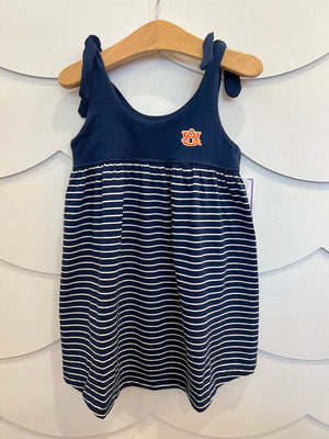 Auburn Navy Stripe Sundress