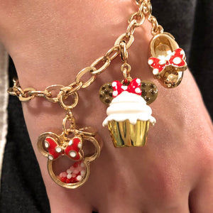 Charm It! - Gold Minnie Shaker Charm