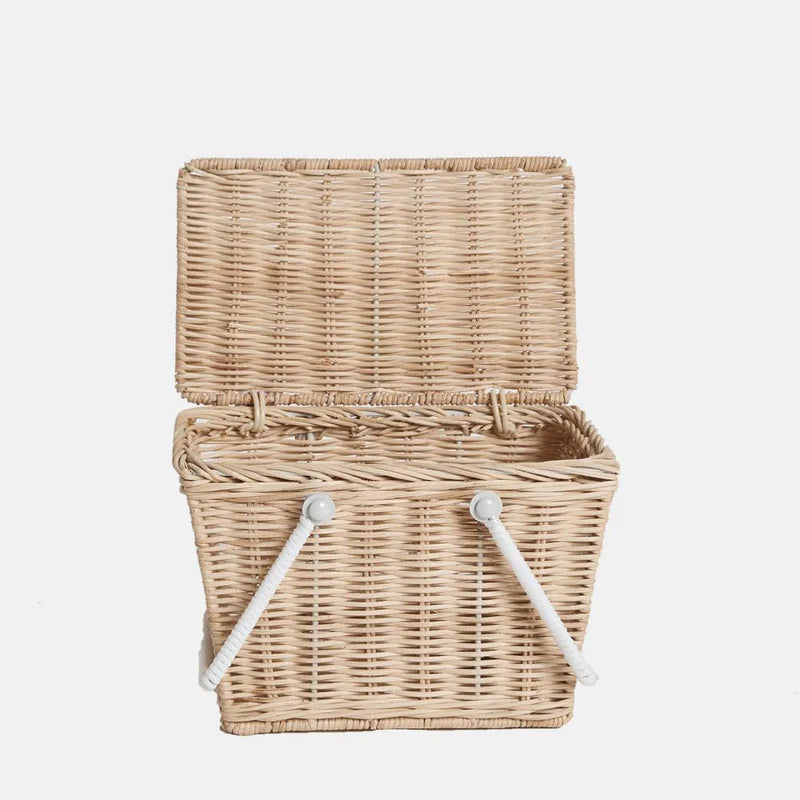 Ollie Ella - Piki Rattan Basket Natural