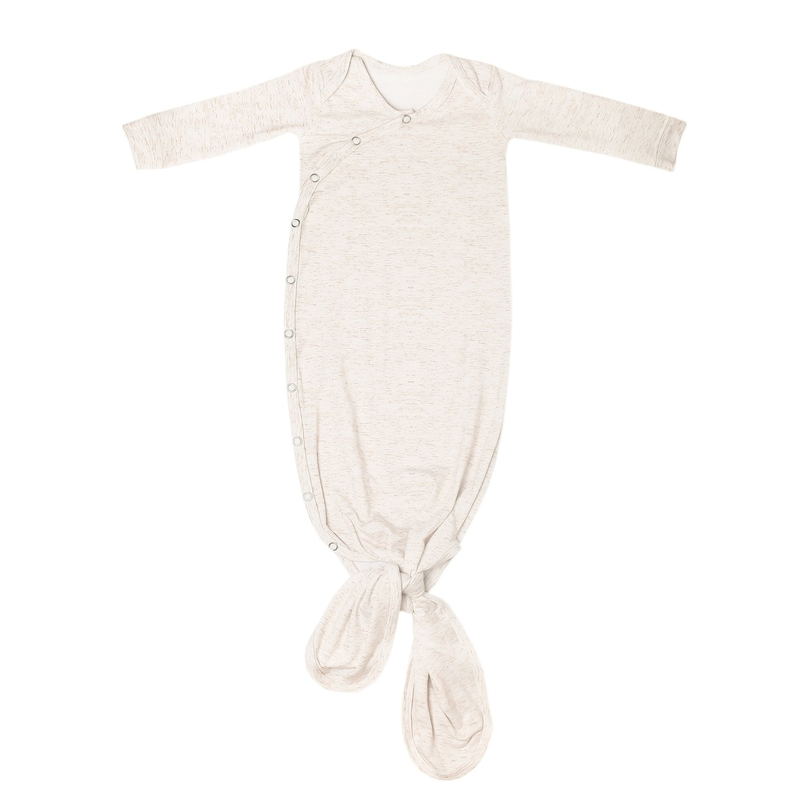 Copper Pearl - Newborn Knotted Gown - Oat - Sweet E's Children's Boutique