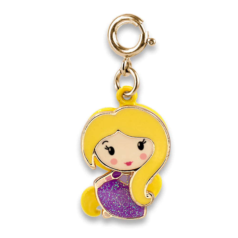 Charm It! - Gold Swivel Rapunzel Charm