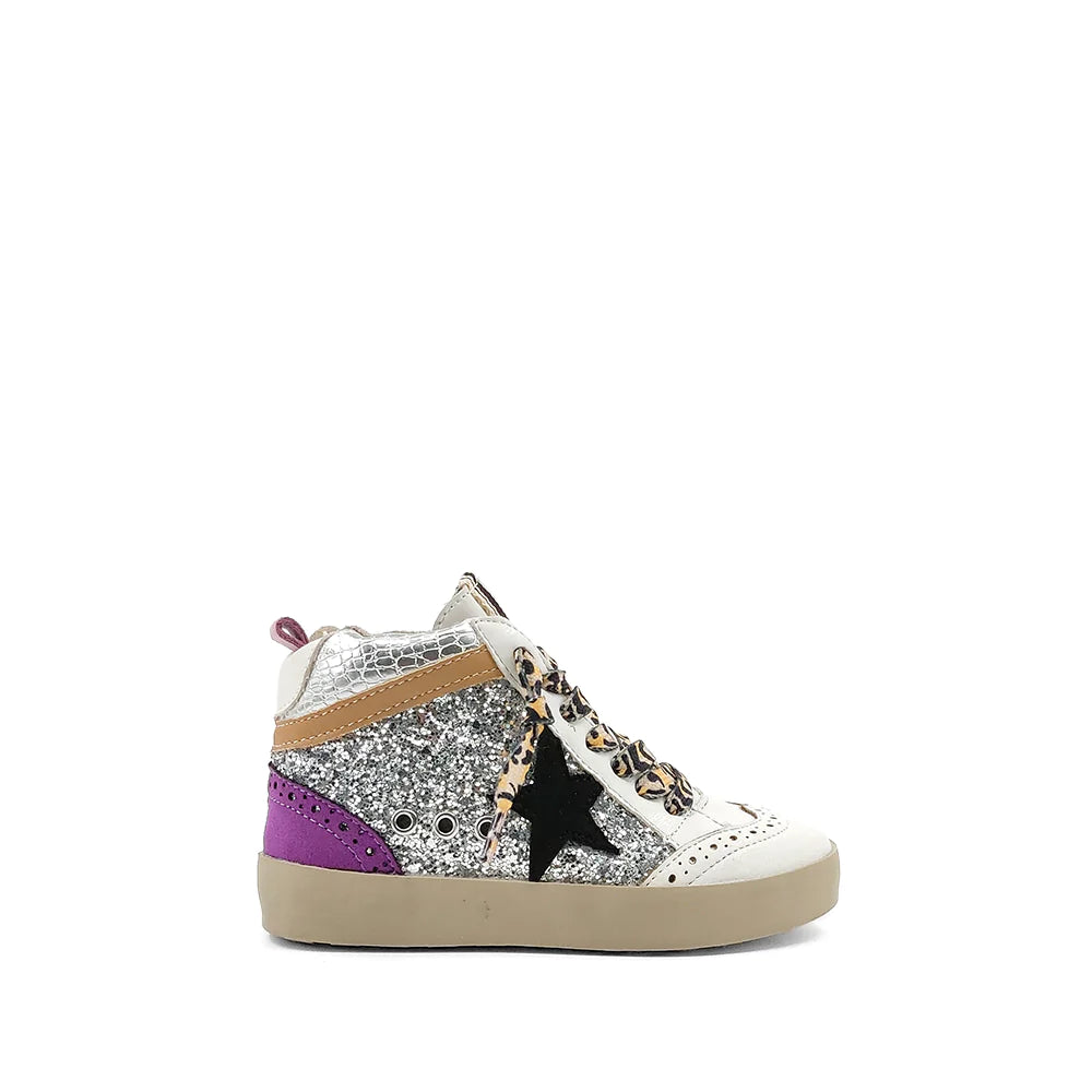 ShuShop - Silver Sparkle Rina Sneakers