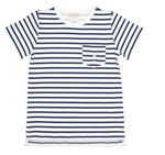 The Beaufort Bonnet Company - Nantucket Navy Stripe/Multicolor Carter Crewneck