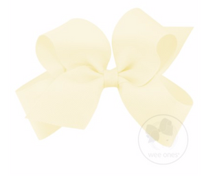 Wee Ones - Medium Classic Grosgrain Hair Bow (Plain Wrap)