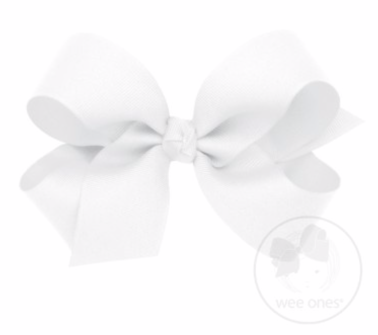 
            
                Load image into Gallery viewer, Wee Ones - Large Classic Grosgrain Hair Bow (Plain Wrap)
            
        