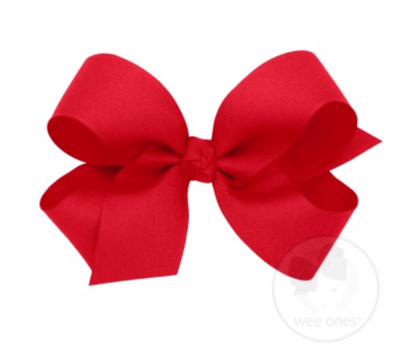 
            
                Load image into Gallery viewer, Wee Ones - Large Classic Grosgrain Hair Bow (Plain Wrap)
            
        