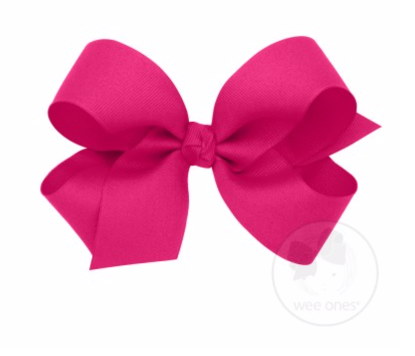 
            
                Load image into Gallery viewer, Wee Ones - Large Classic Grosgrain Hair Bow (Plain Wrap)
            
        