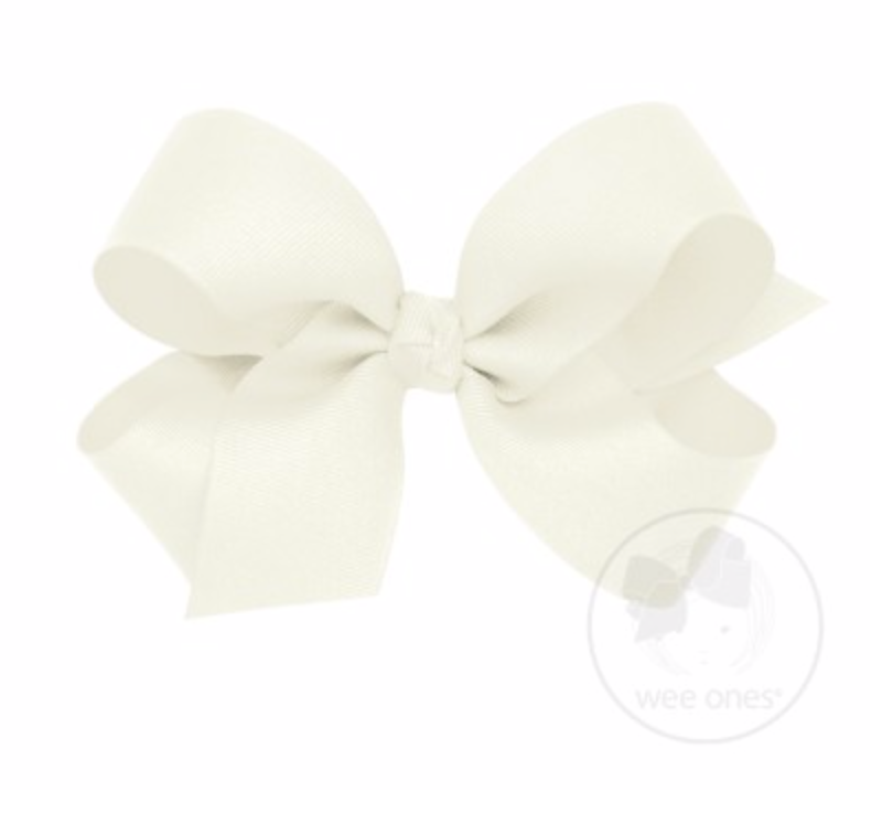 
            
                Load image into Gallery viewer, Wee Ones - Large Classic Grosgrain Hair Bow (Plain Wrap)
            
        