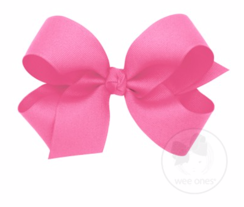 
            
                Load image into Gallery viewer, Wee Ones - Large Classic Grosgrain Hair Bow (Plain Wrap)
            
        
