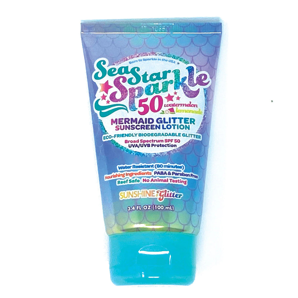 Sunshine & Glitter - Mermaid Watermelon Lemonade Glitter Sunscreen