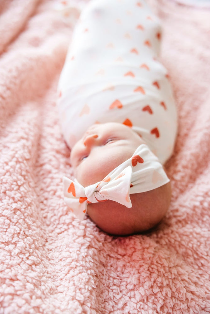 Copper Pearl - Headband Bow - Cupid