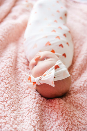 Copper Pearl - Headband Bow - Cupid