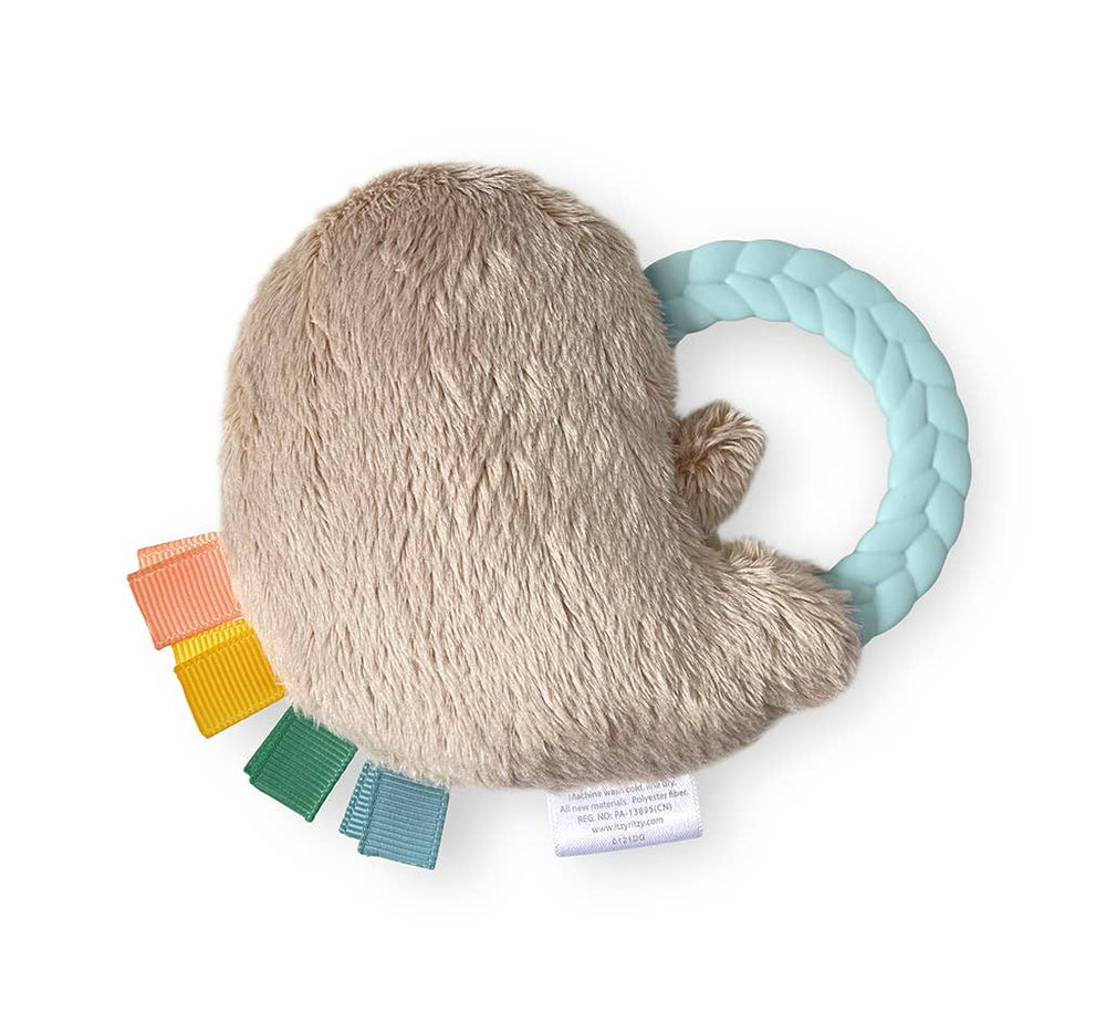 Itzy Ritzy - Sloth Ritzy Rattle Pal™ Plush Rattle Pal with Teether