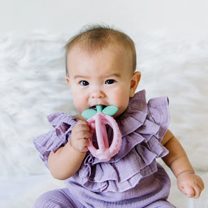 Itzy Ritzy - Pink Lemonade Teething Ball Baby Teether