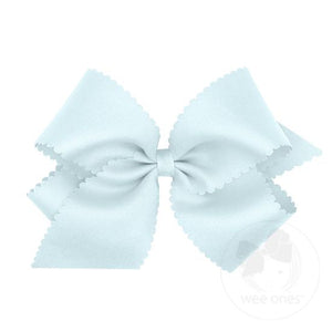 wee ones - Grosgrain Scalloped Edge Girls Hair Bow