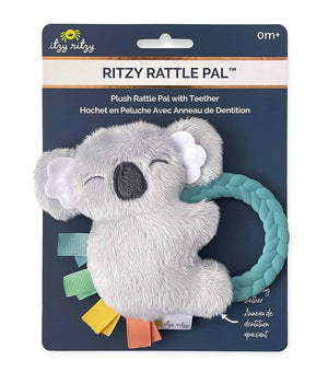 Itzy Ritzy - Koala Ritzy Rattle Pal™ Plush Rattle Pal with Teether