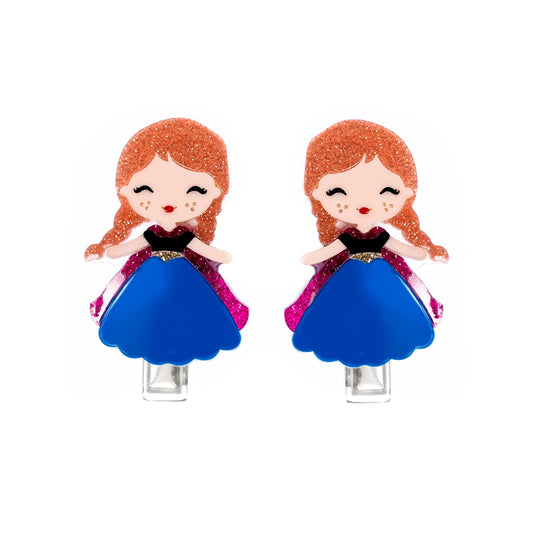 Lilies & Roses - 2 pack alligator clips - Cute Doll