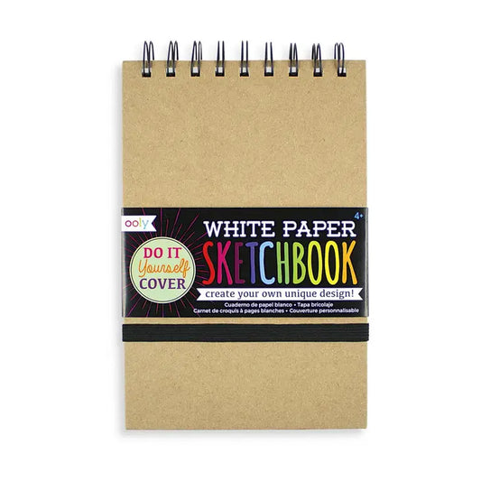 ooly - 5" x 7.5" D.I.Y. Cover Sketchbook - White