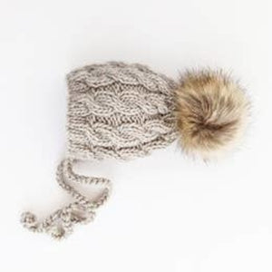 Huggalugs - Aspen Bonnet Oatmeal Hat