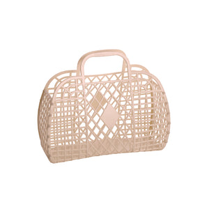 Sun Jellies - Small Retro Basket - Latte