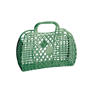 Sun Jellies - Small Retro Basket - Olive