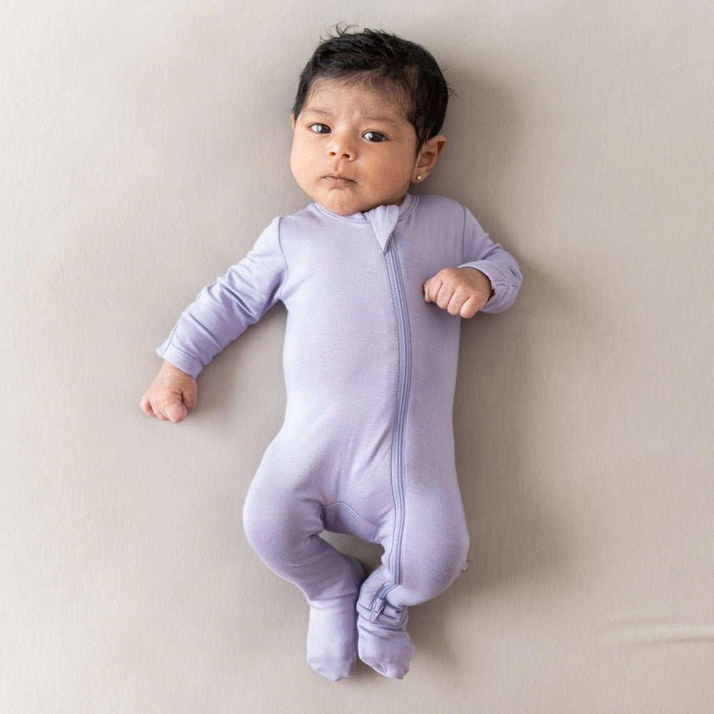 Kyte Baby - Zipper Footie - Taro