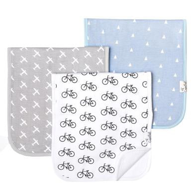 Copper Pearl Burp Cloth Set - Cruise - Sweet E's Children's Boutique