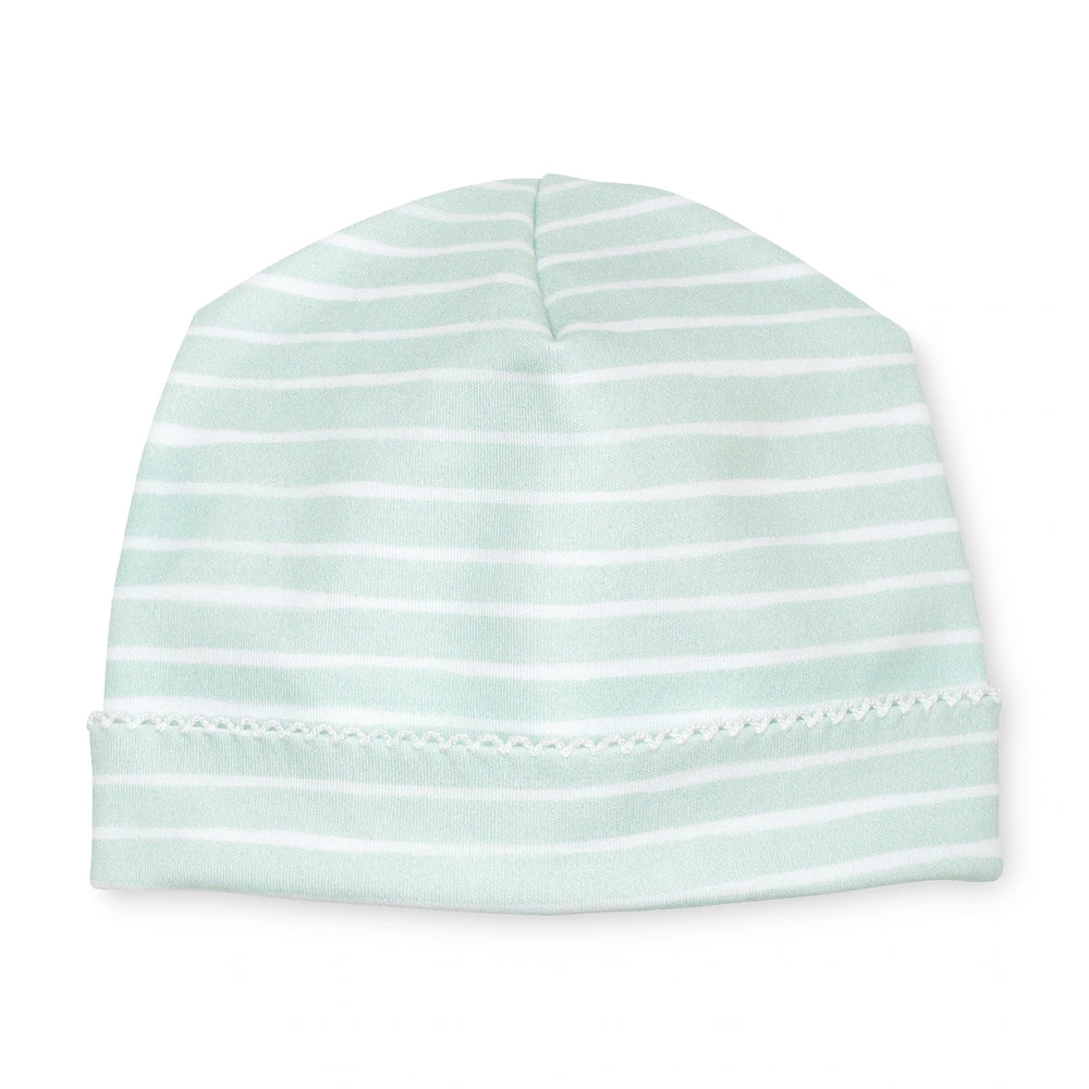 Lavender Bow - Sage Stripe Hat