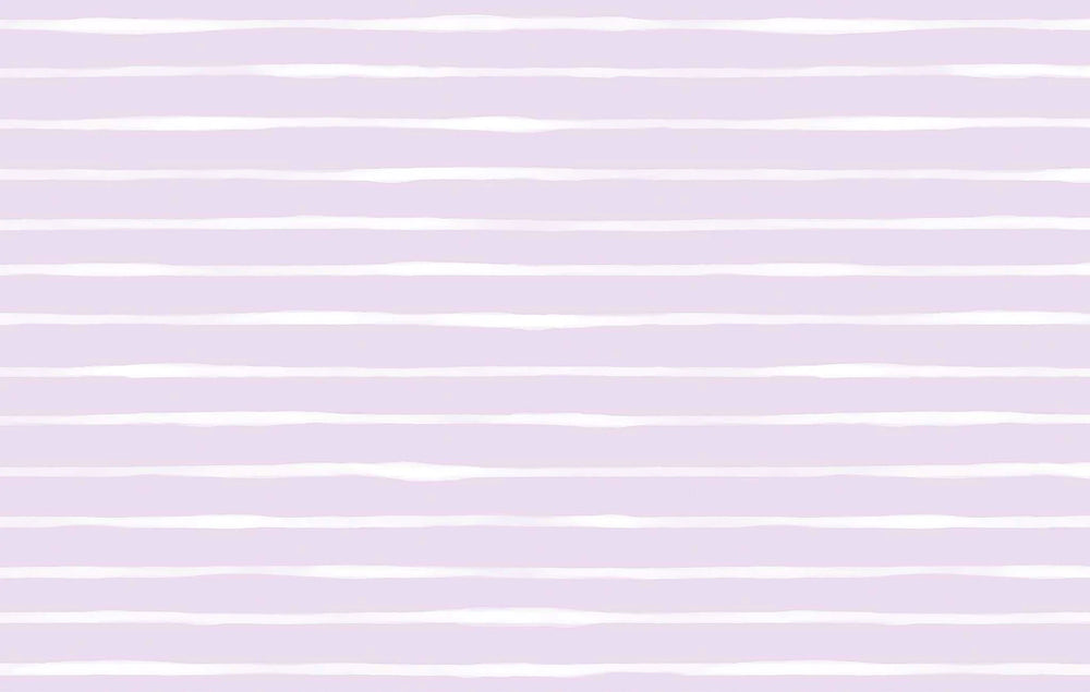 Lavender Bow - Lilac Stripe Classic Footie