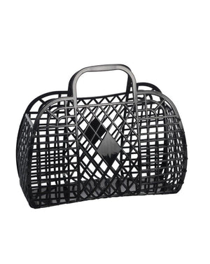 Sun Jellies - Small Retro Basket - Black