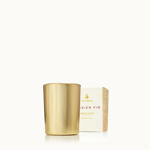 Thyme - Frasier Fir Gold Votive Candle